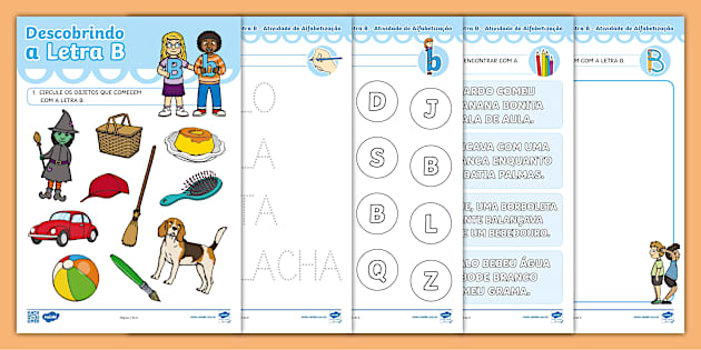 atividades com a letra b para imprimir