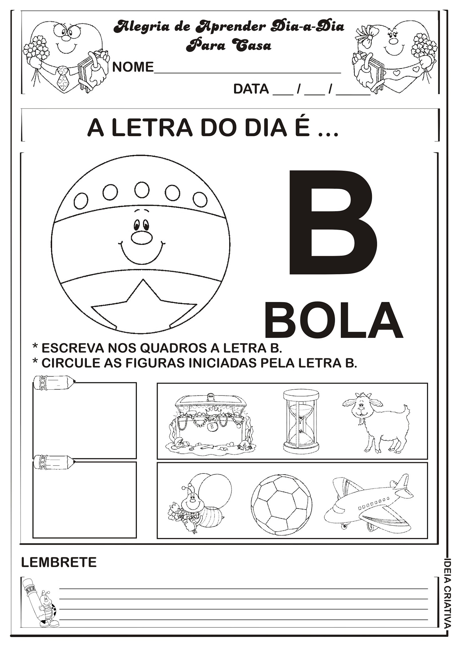 erros comuns ao ensinar a letra b para crianças