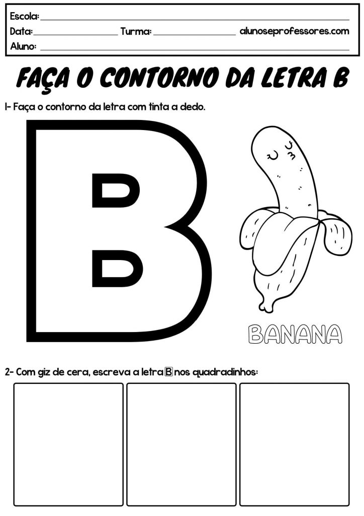 custo de materiais de alfabetização com a letra b