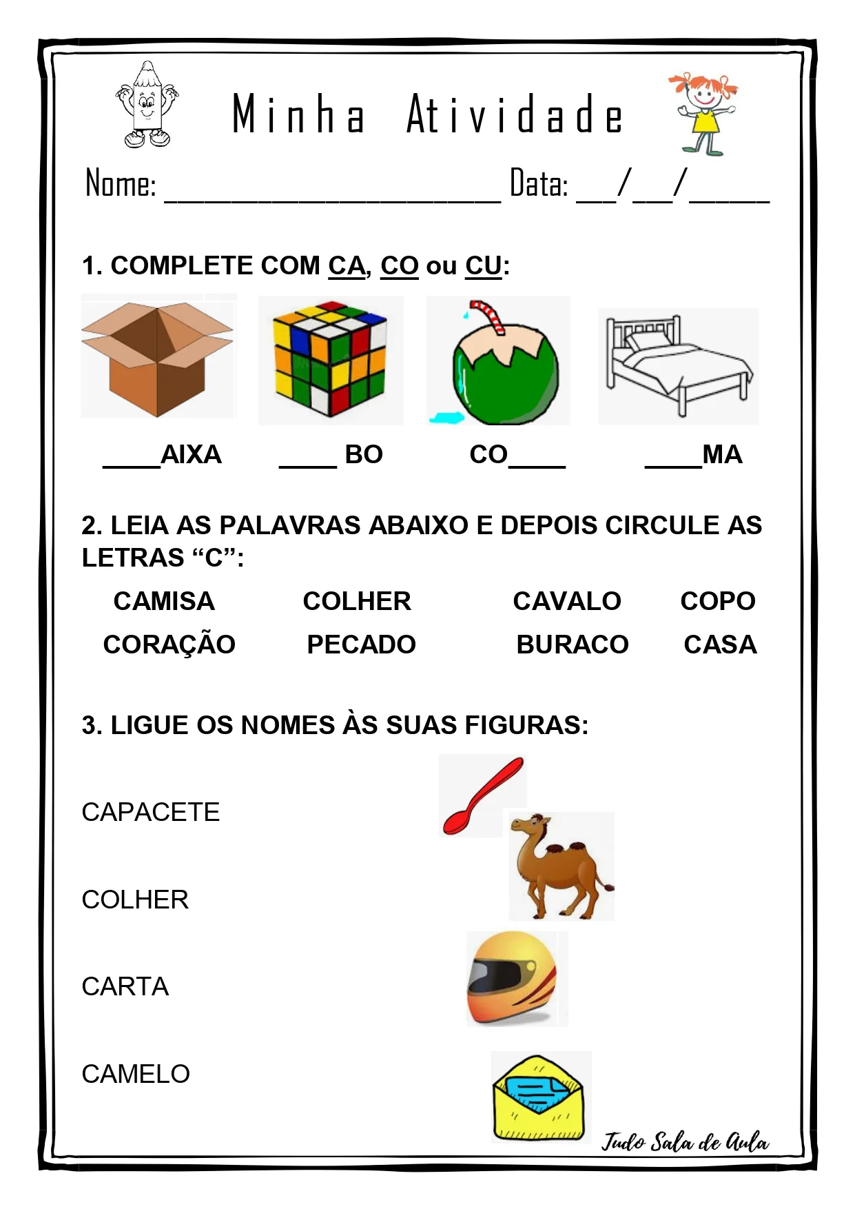 jogos educativos letra c