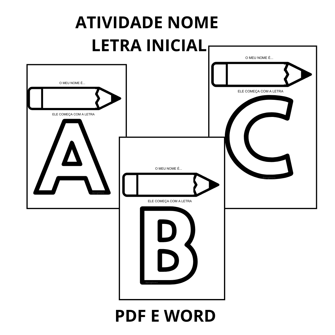 atividades de alfabetização letra inicial