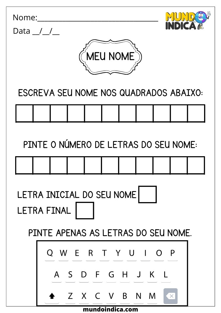 letra inicial do nome vs. outras letras: qual a diferença nas atividades?