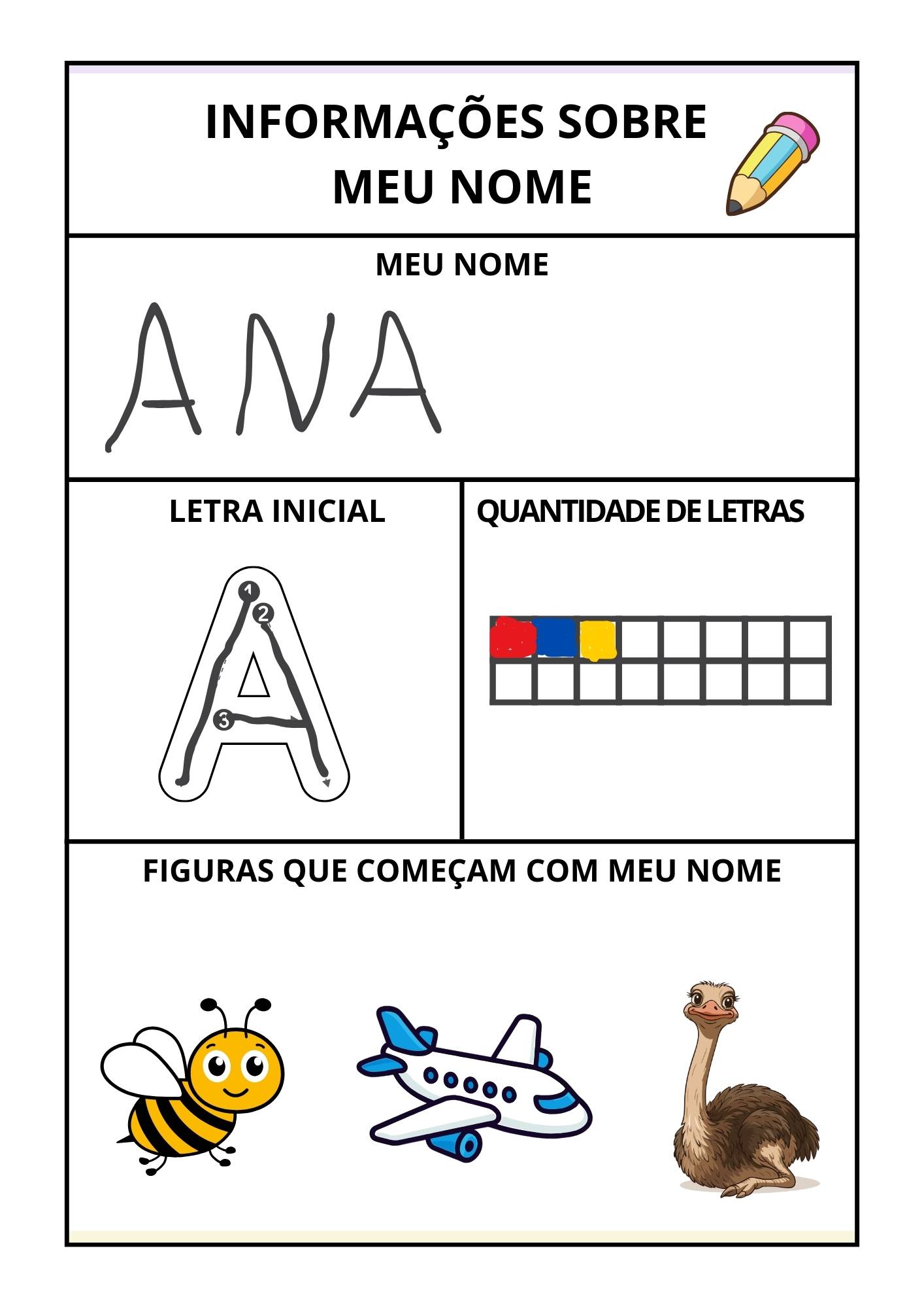 erros comuns ao ensinar a letra inicial do nome na educação infantil