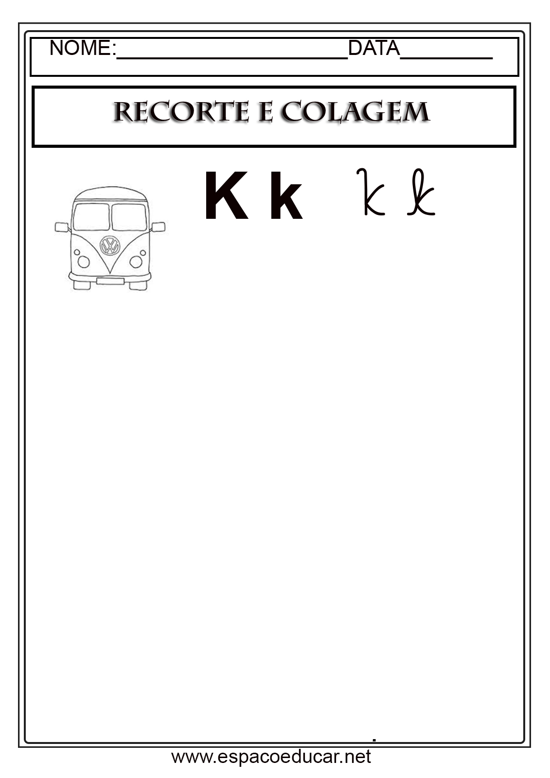 jogos com a letra k para imprimir