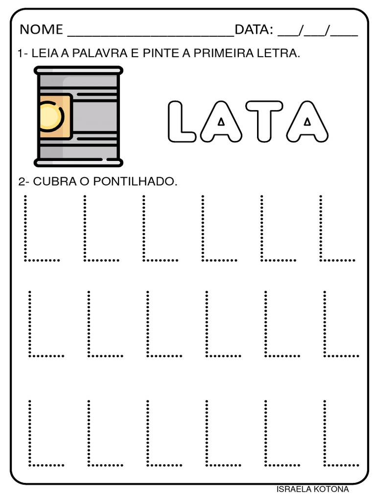 atividades com a letra l vs atividades com a letra M educação infantil