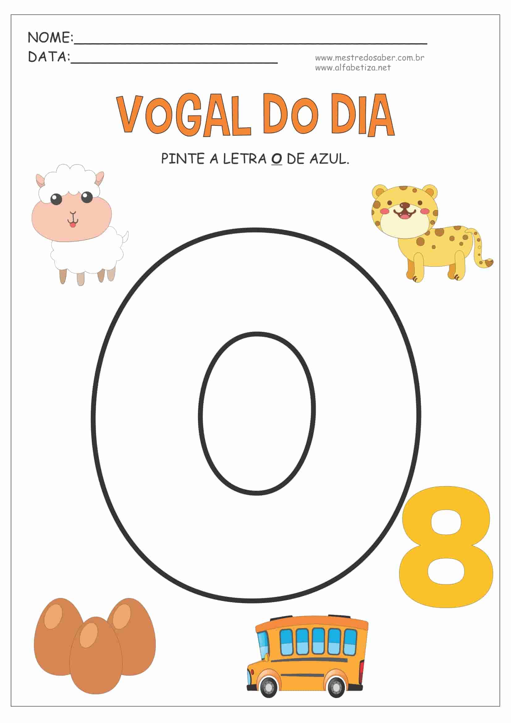brincadeiras com a letra o para 4 anos