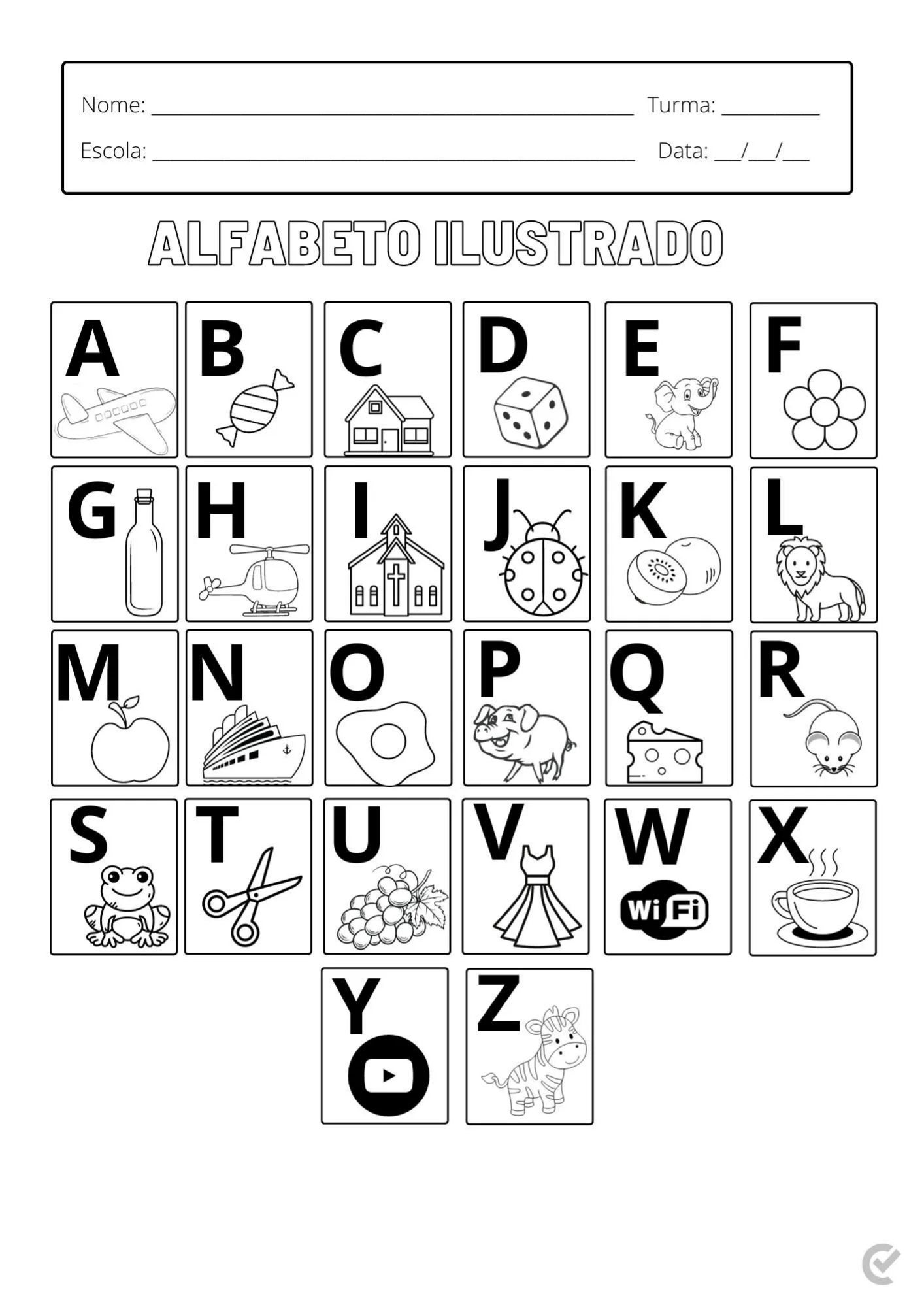 exercícios letra o educação infantil 4 anos