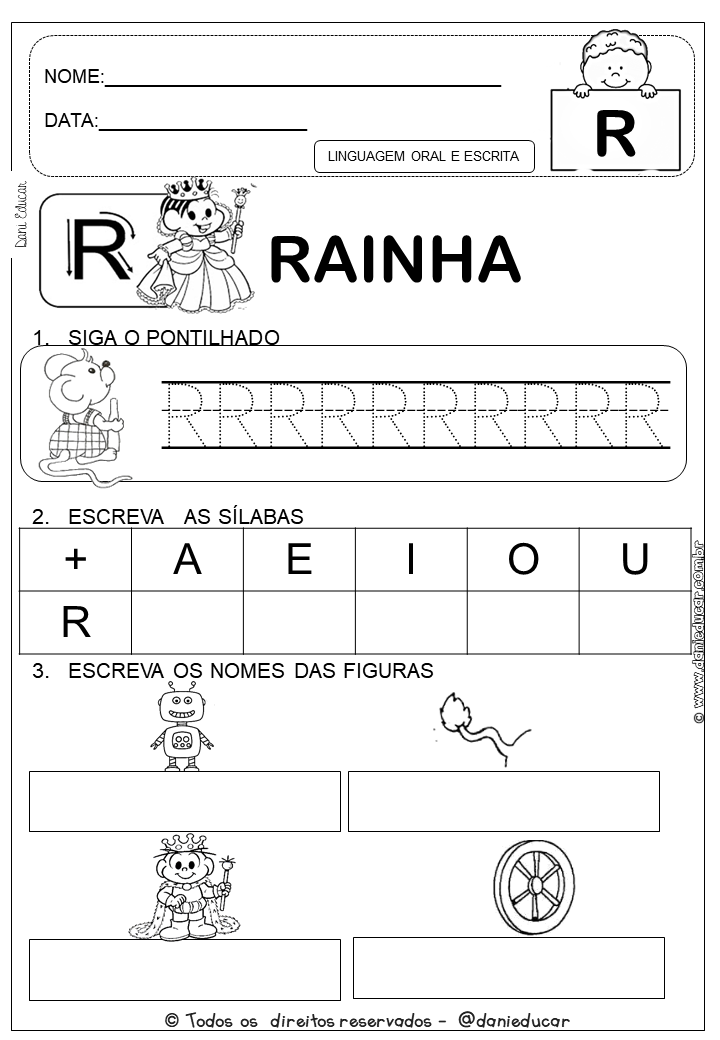 erros comuns ao ensinar a letra r para crianças pequenas