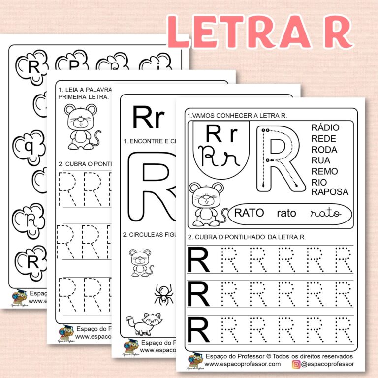 atividades com a letra r para educação infantil
