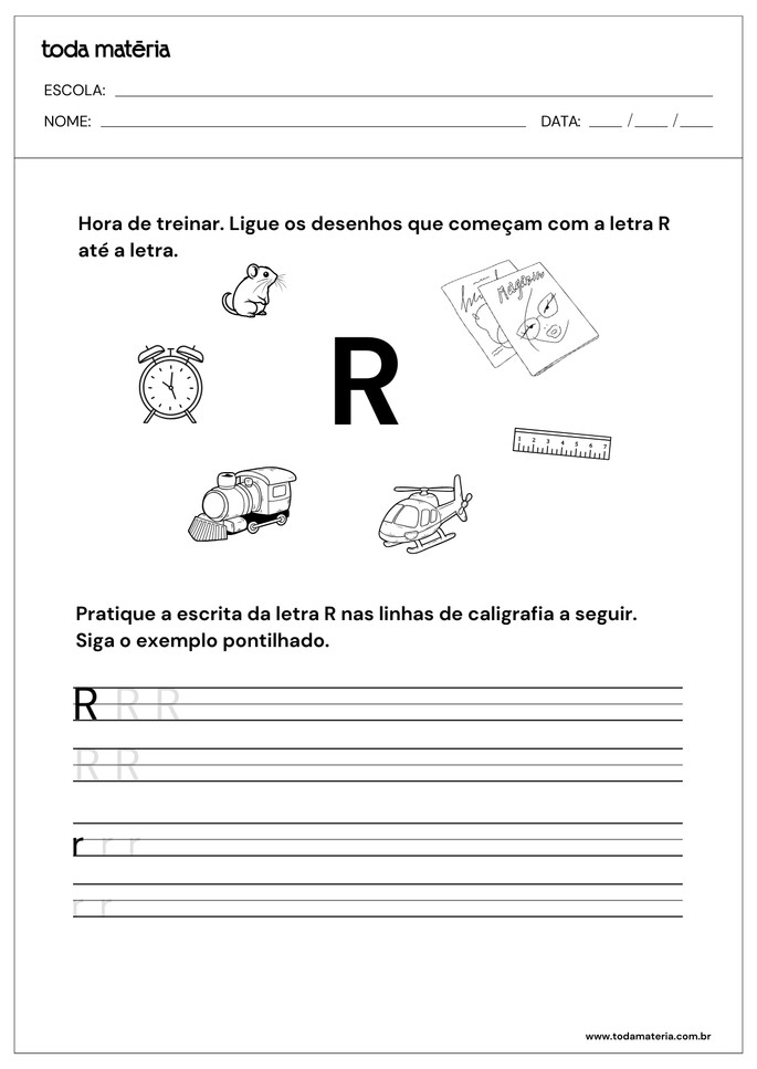 atividades com a letra r vs atividades com a letra s para educação infantil