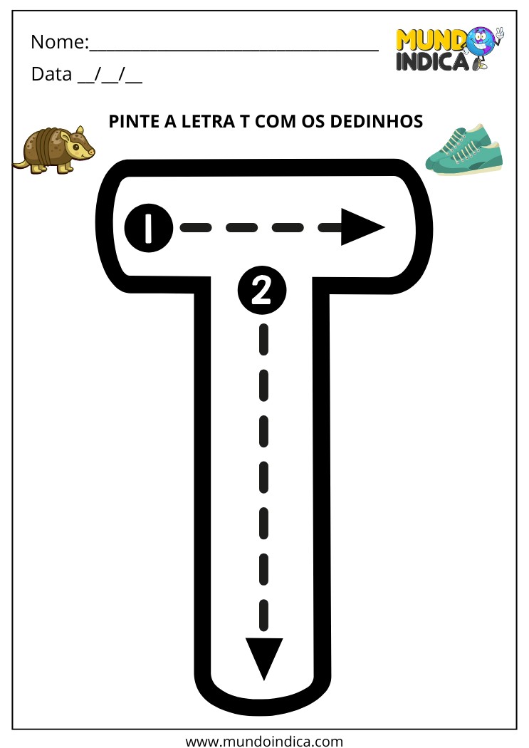 letra t atividades para imprimir