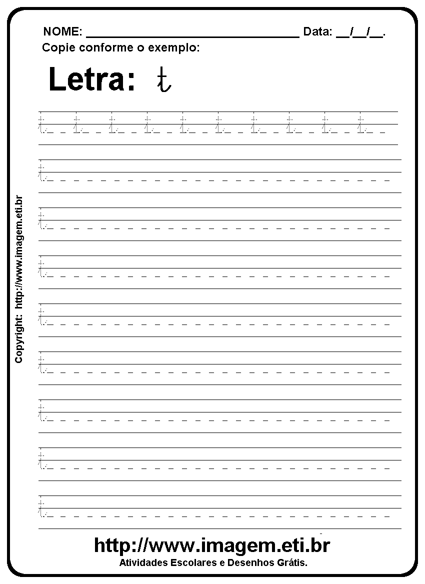 atividades com a letra t para 1 ano
