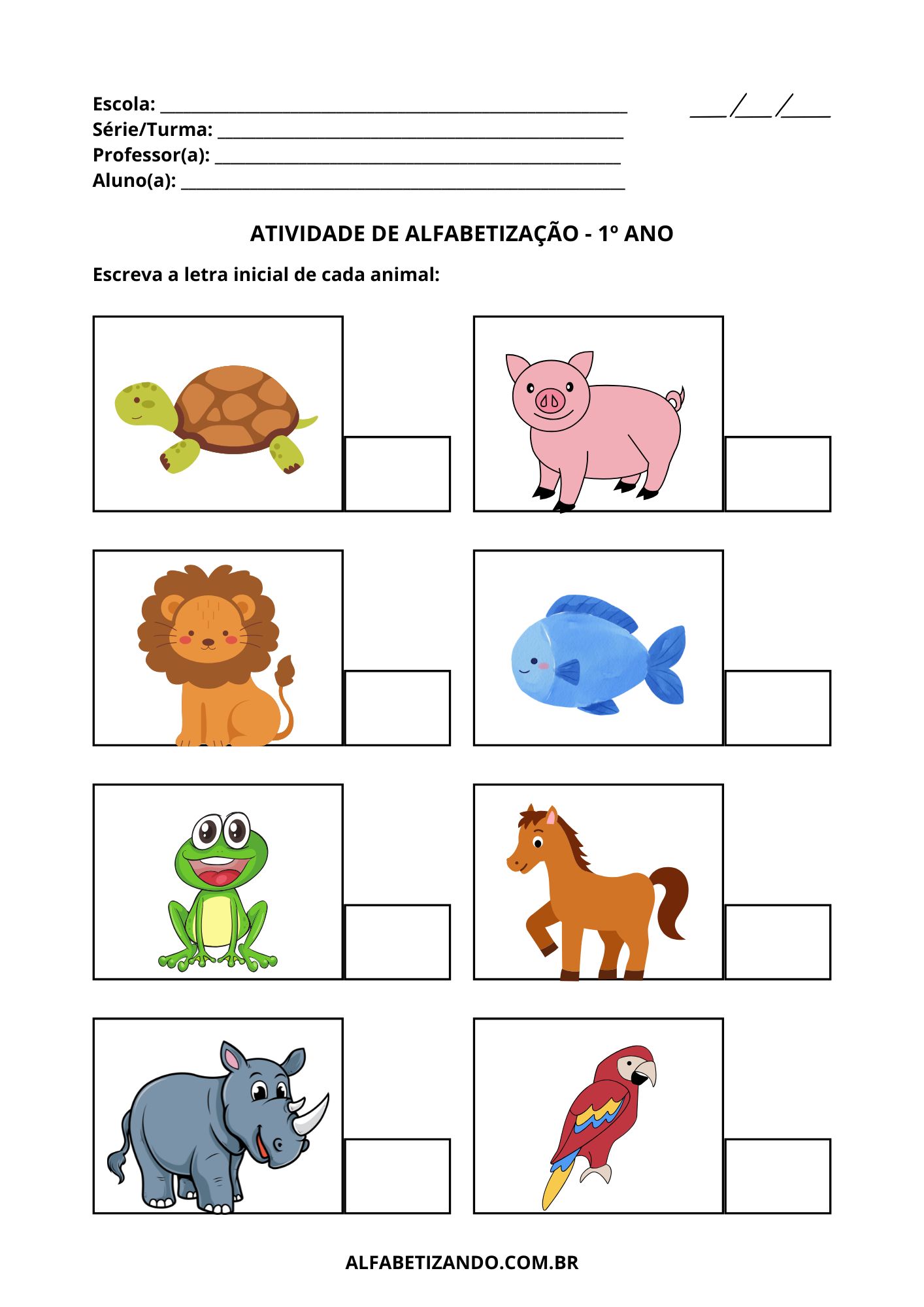 atividades com a letra u vs atividades com a letra v