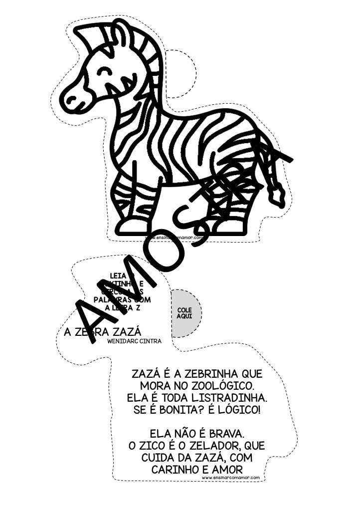 como ensinar o som da letra z para bebês