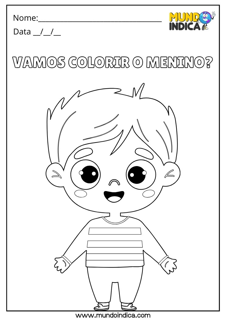 atividades com desenhos para colorir
