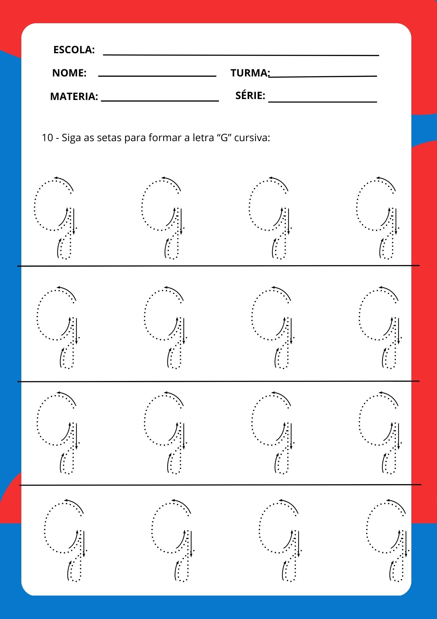 atividades lúdicas com a letra G para engajar crianças