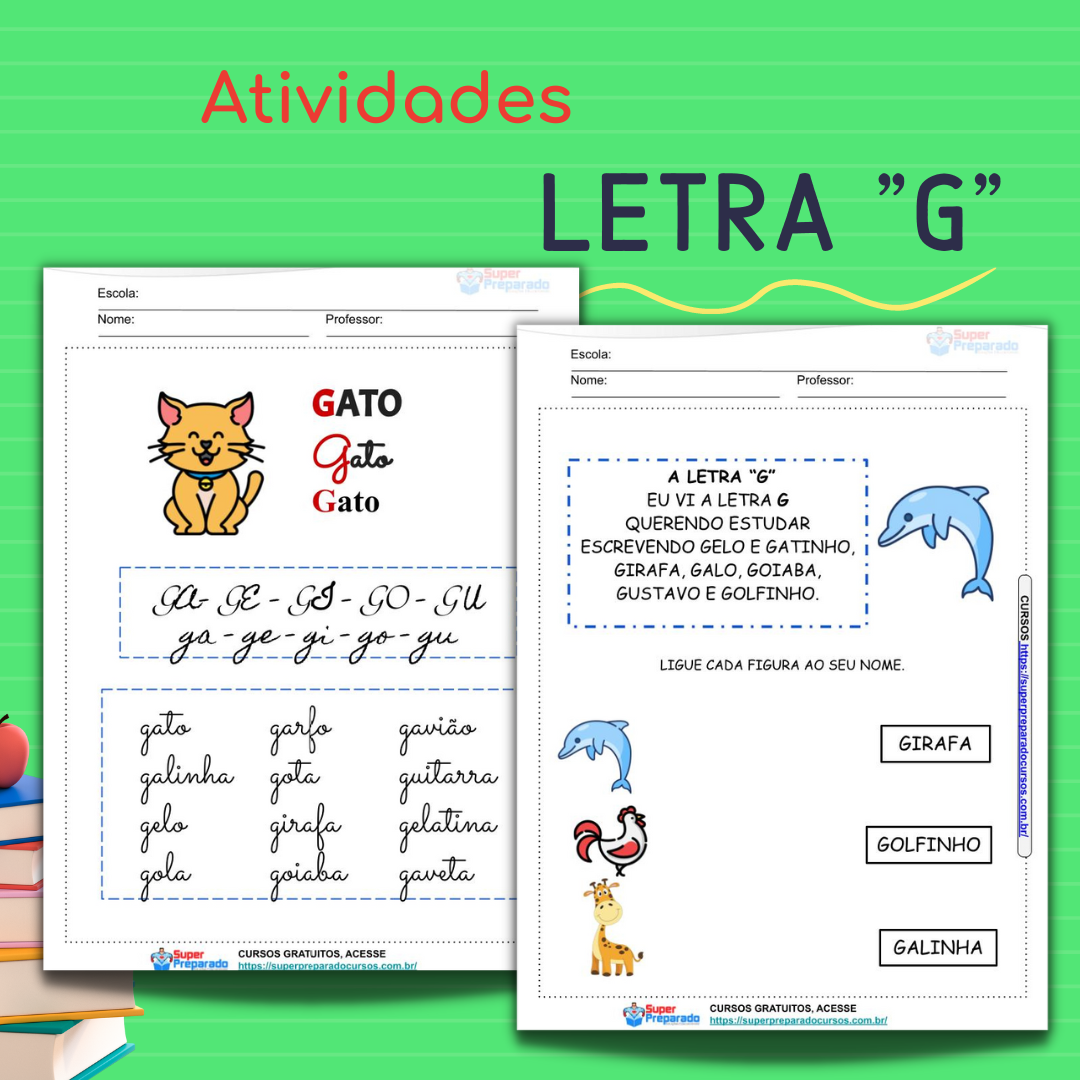 erros comuns ao ensinar a letra G e como evitá-los