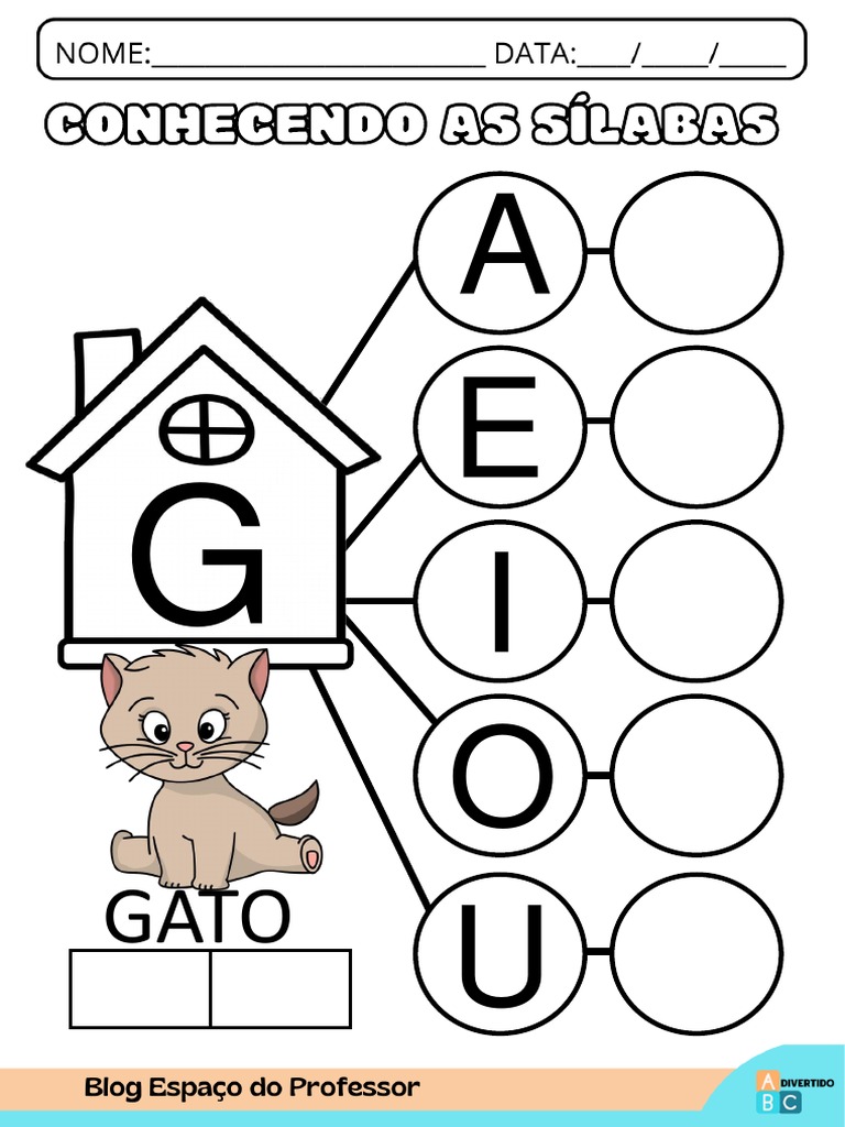 custo de materiais para atividades com a letra G