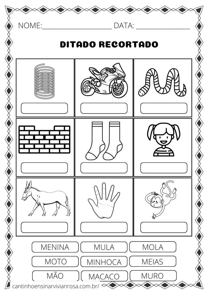 todamateria atividades letra m