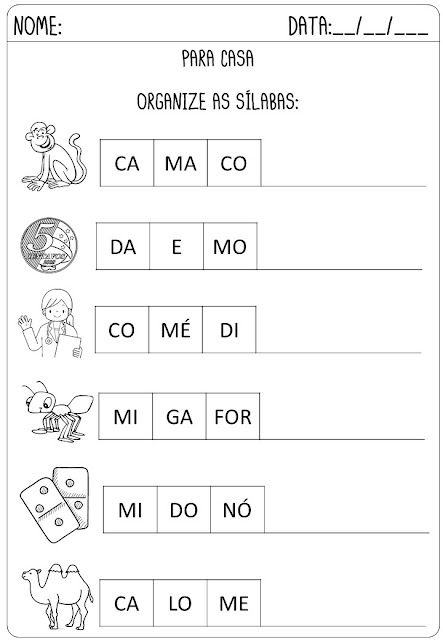 palavras com a letra m