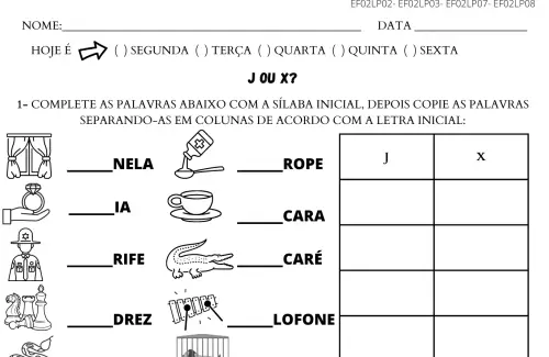 erros comuns ao ensinar o som do X