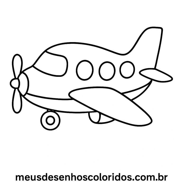 erros comuns ao colorir desenhos de avião