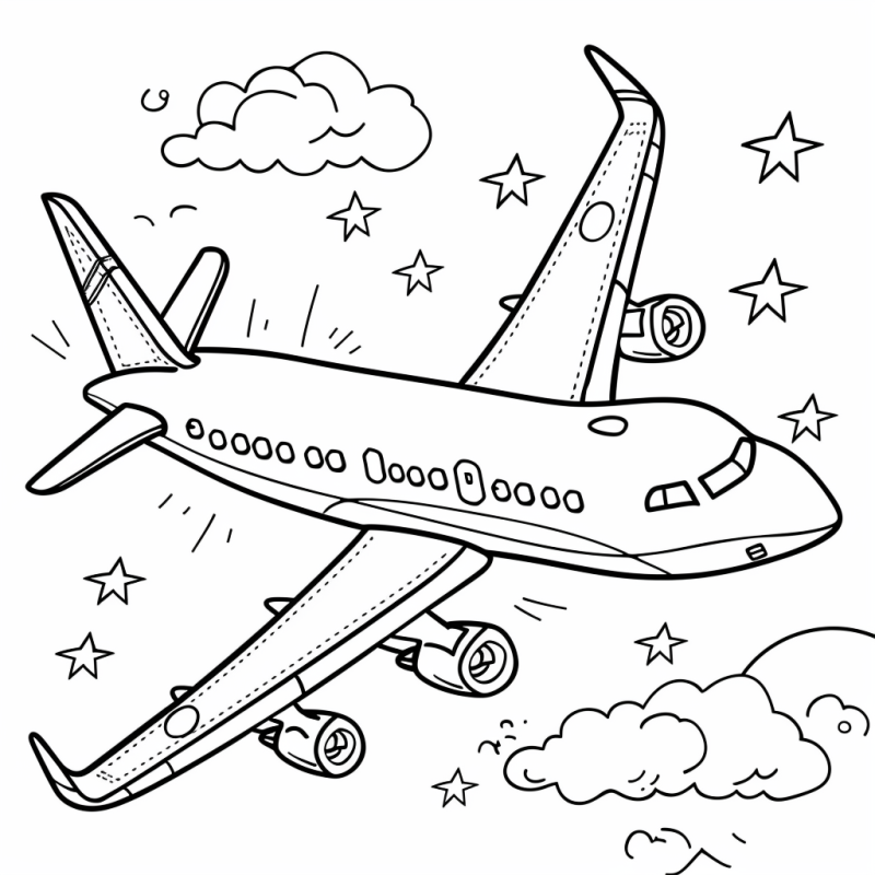 desenho de avião de papel para colorir passo a passo