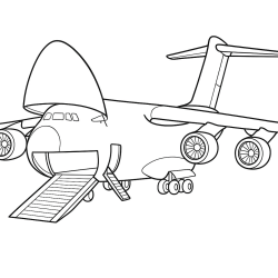 melhores desenhos de avião para colorir para crianças