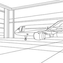 desenho de avião de papel para colorir passo a passo