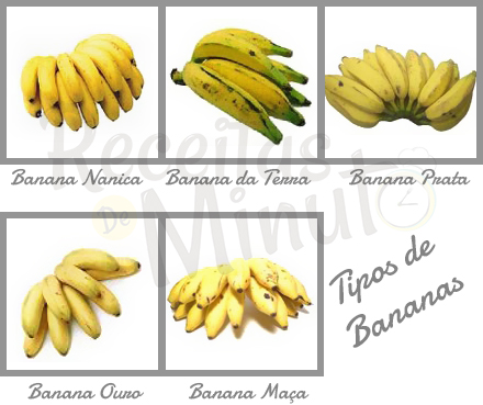 melhores receitas de doces com banana nanica e prata