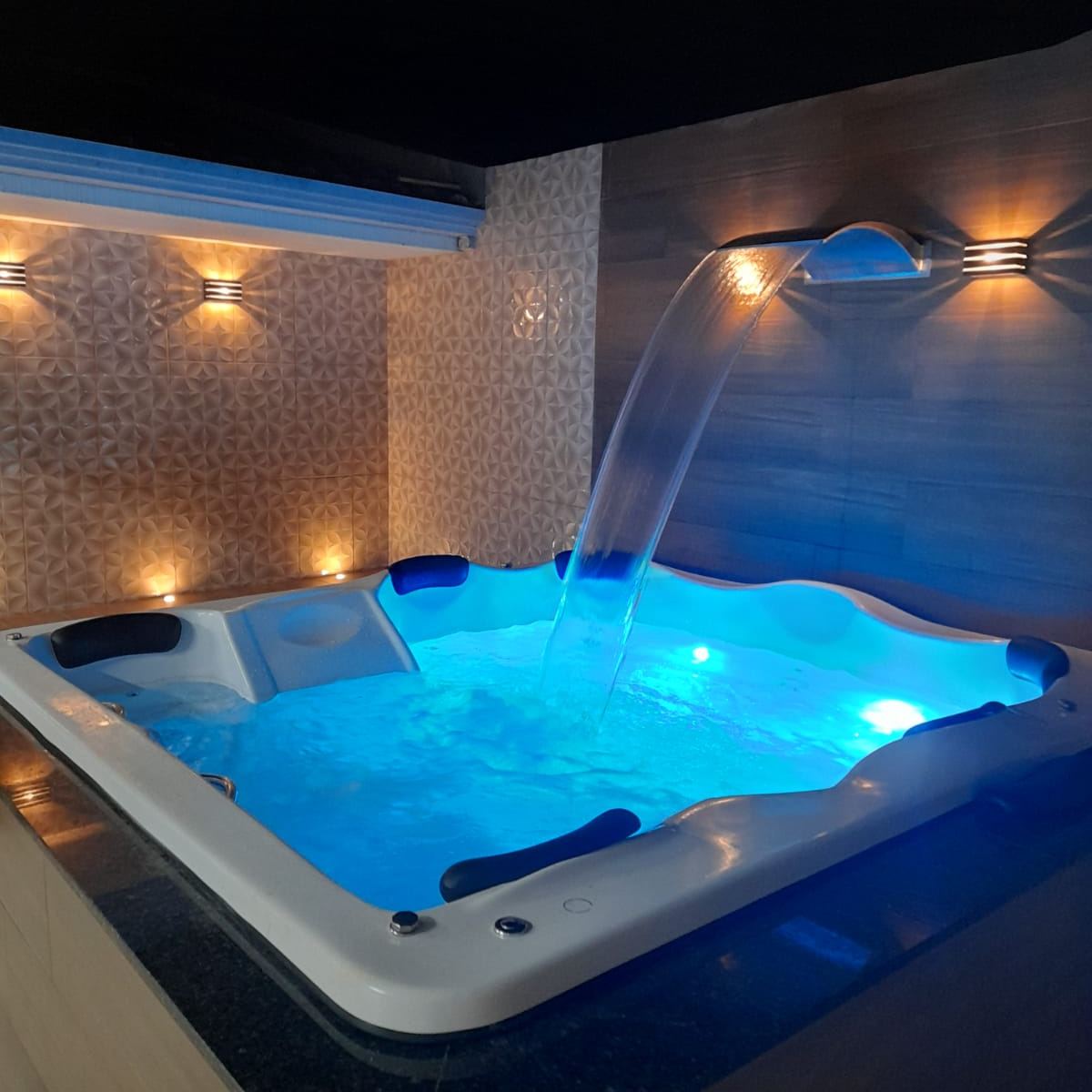 banheira de hidromassagem com aquecedor