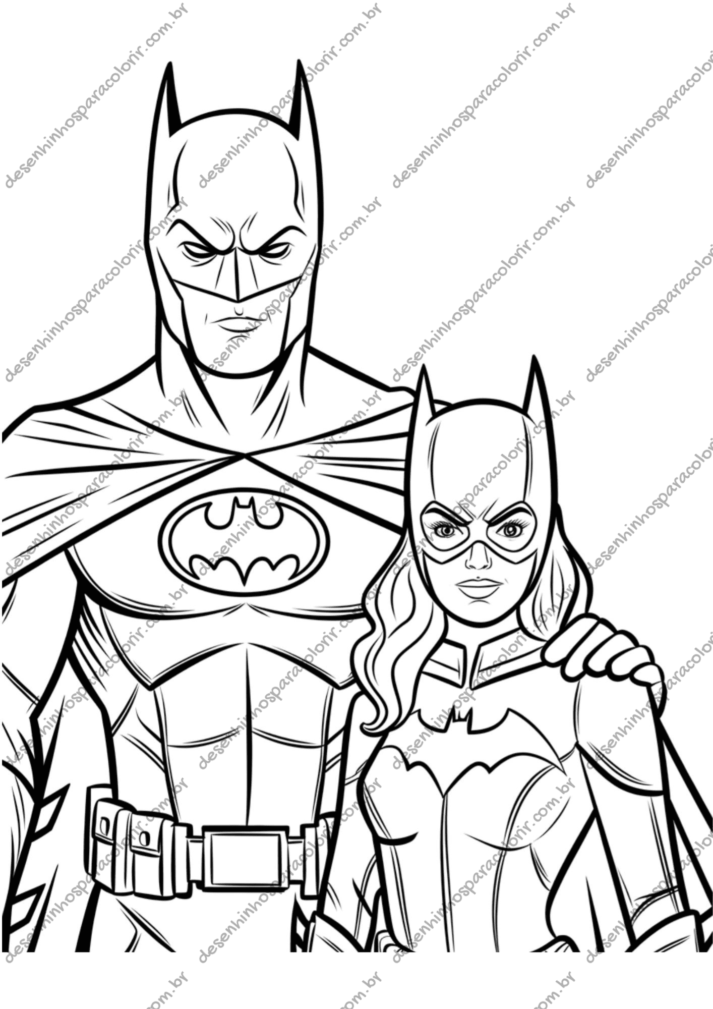 desenhos do Batman para imprimir