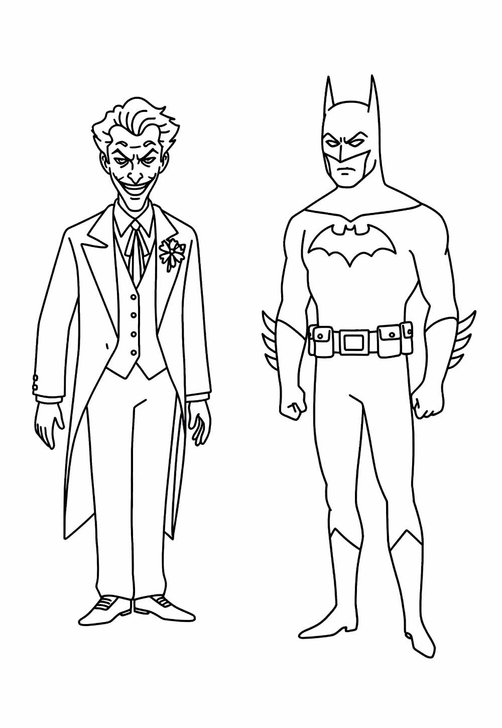 Batman fofo para colorir