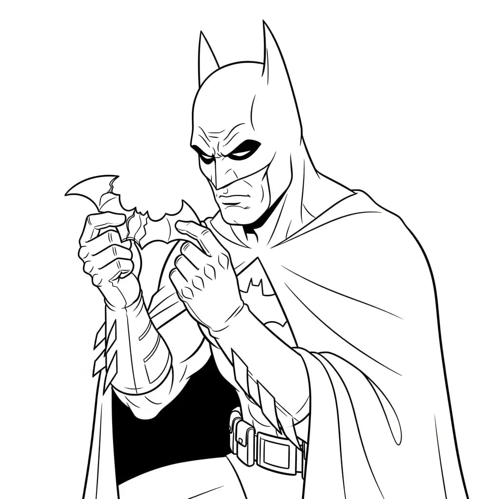 figuras do Batman para colorir