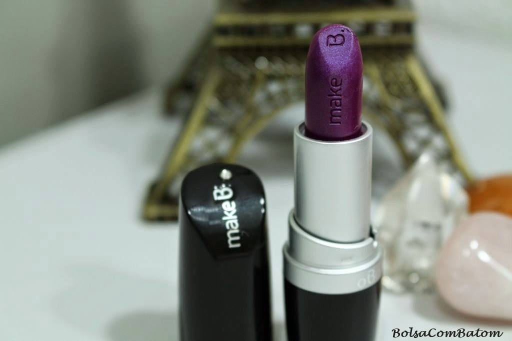 maquiagem lábios roxo boticário