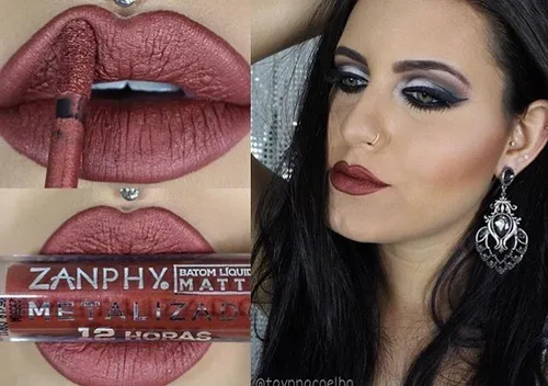 Batom Metalizado Zanphy vs. Hologloss: Qual o Melhor para Seu Look?