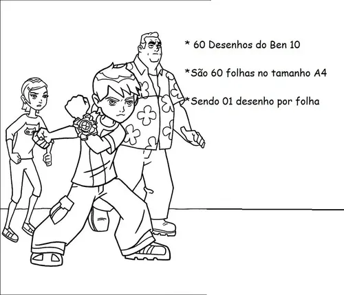 ben 10 para pintar