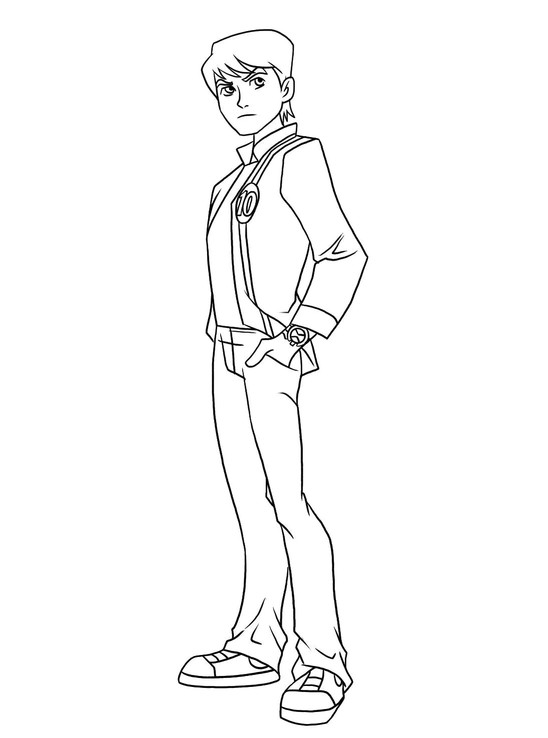 alienígenas do ben 10 para colorir