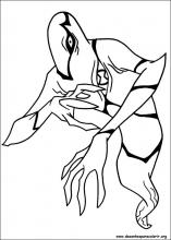quatro braços para colorir ben 10