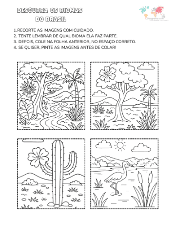 biomas brasileiros para colorir