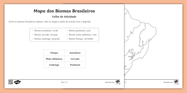 mapa do brasil para colorir vs animais para colorir