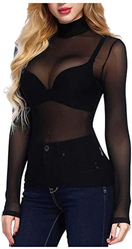 blusa preta transparente sensual
