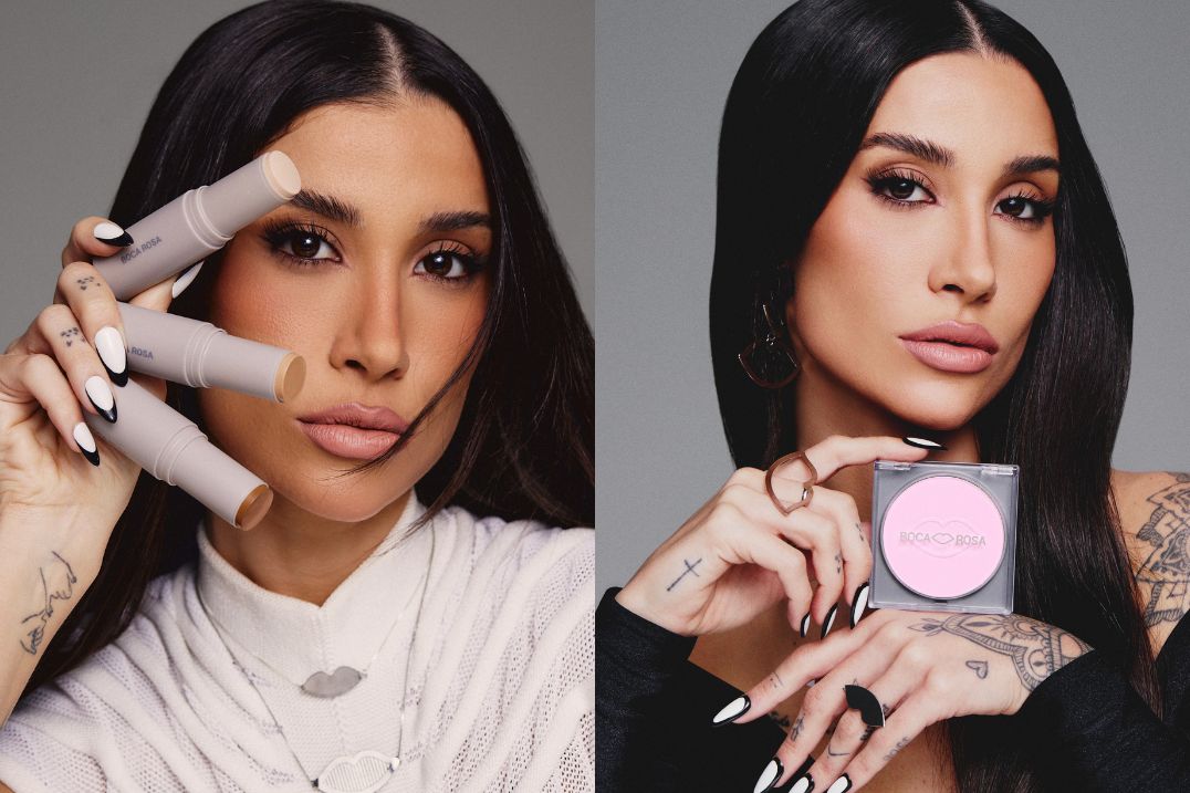 Boca Rosa Maquiagem Cara De Rica