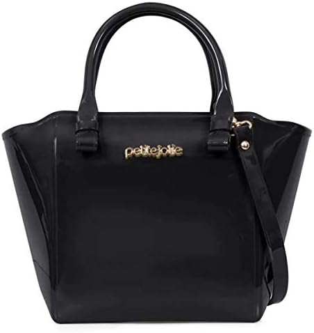 bolsa petite jolie preta brilhante