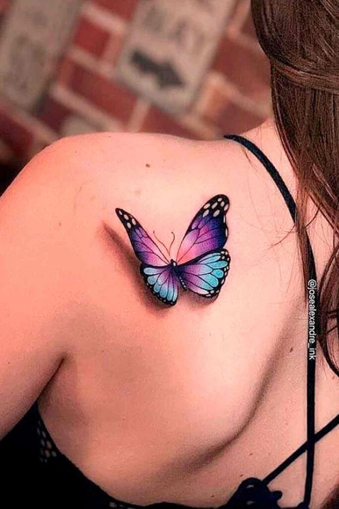 tatuagem borboleta vs tatuagem de flor qual escolher