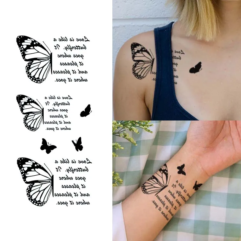 tatuagem borboleta vs tatuagem de flor qual escolher