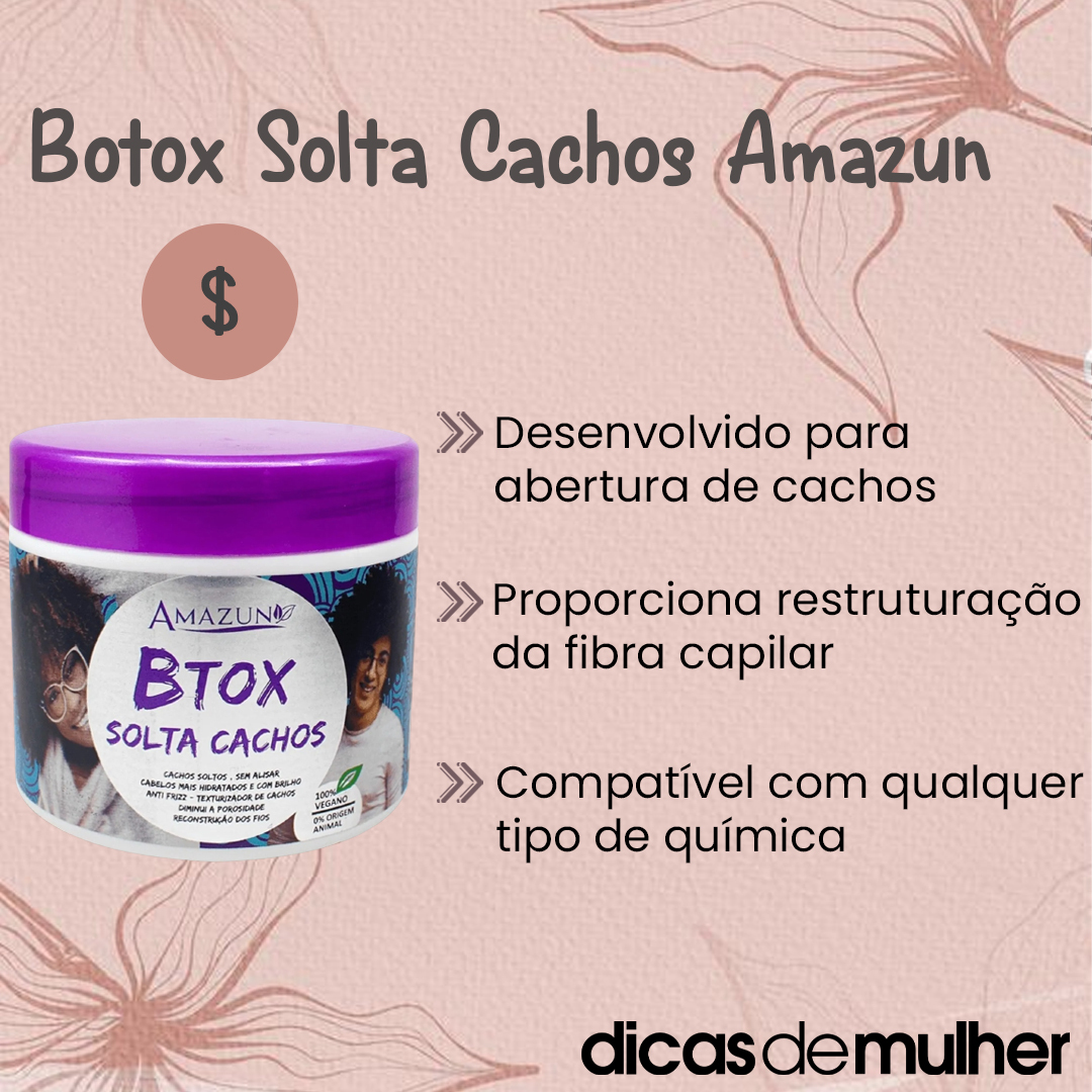 botox capilar cabelo cacheado sem formol
