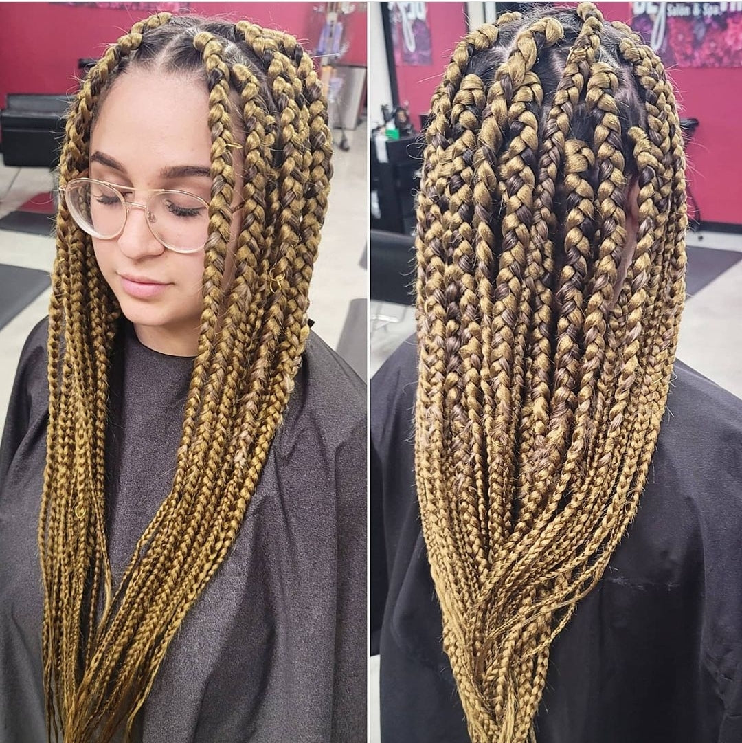 Guia Completo: Como Fazer Box Braids em Casa Passo a Passo; Box Braids: Qual o Melhor Material e Como Escolher a Extensão Ideal; Manutenção de Box Braids: Dicas Essenciais para Durabilidade e Saúde Capilar; Box Braids e Seus Estilos: Knotless