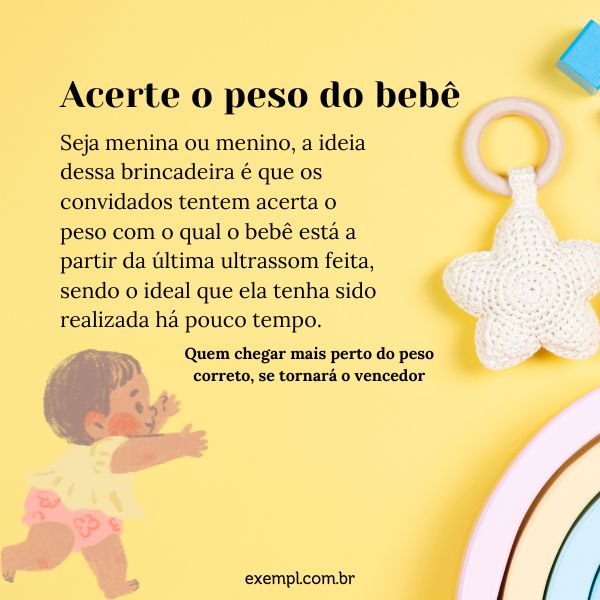 Brincadeira No Cha De Bebe