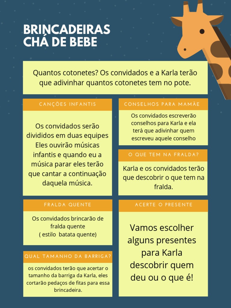 As 10 Melhores Brincadeiras Clássicas e Modernas para Chá de Fraldas